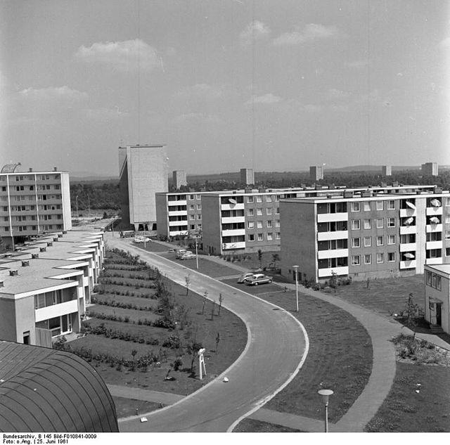 Zeilenbau in Nurnberg, Germany.